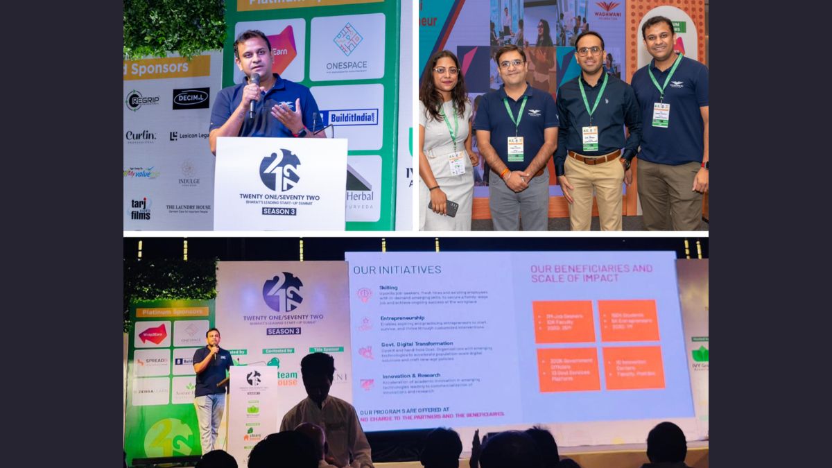Innovation Takes Center Stage: Wadhwani Foundation's Standout Presence at 21BY72 Startup Summit 2024 Signals Bright Future for Indian Startups